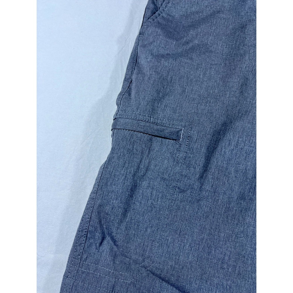 Chaps Mens Stretch Cargo Shorts Gray Performance Golf Flat Front Size 38 - Picture 8 of 11